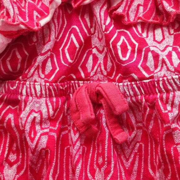 Hurley summer dress women youth size S (6) red lightweight open shoulders straps - Picture 10 of 12